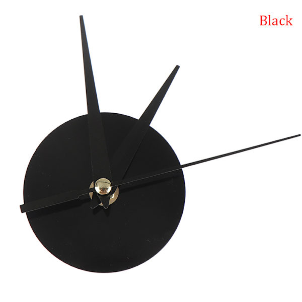 Silent Quartz Watch DIY Wall Clock Movement Mechanism Parts Rep Black
