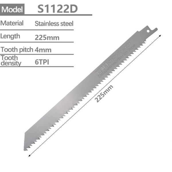Blad av rostfritt stål Sticksågsblad Handsåg Multi För S1122C
