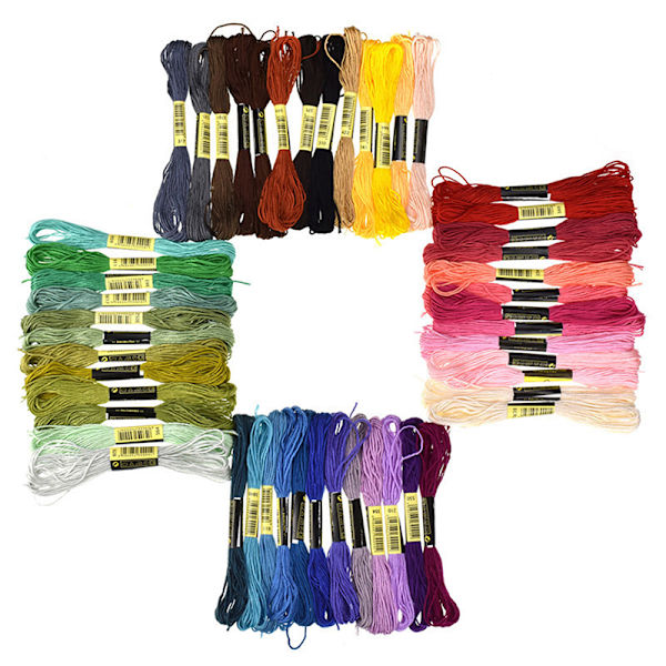 150 st Bomull Cross Floss Stitch Tråd Broderi Sy härnor 150