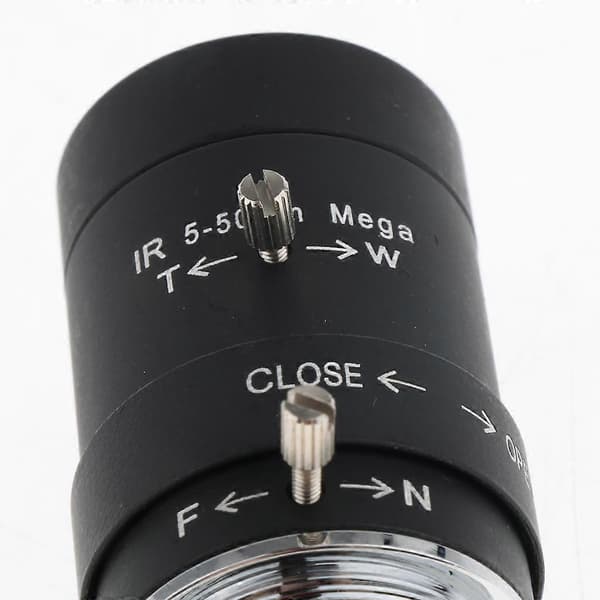 5mm-50mm 1/3\" .6 Manuel Iris Linse CS Mount til Sikkerheds CCTV Kamera