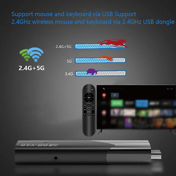 HD Android 13 ATV Nettverksspiller Multimediaspiller TV-boks Gave til Bursdag