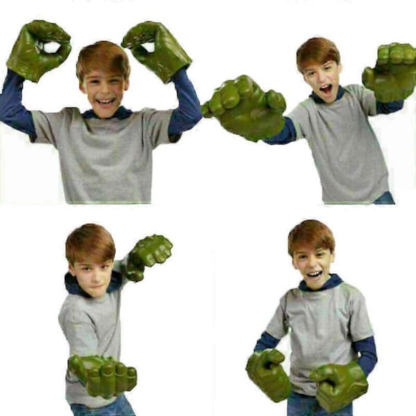 Avengers Hulk Handskar Smash Händer Barn Cosplay Leksak Ett Par Nävar För Barn Present