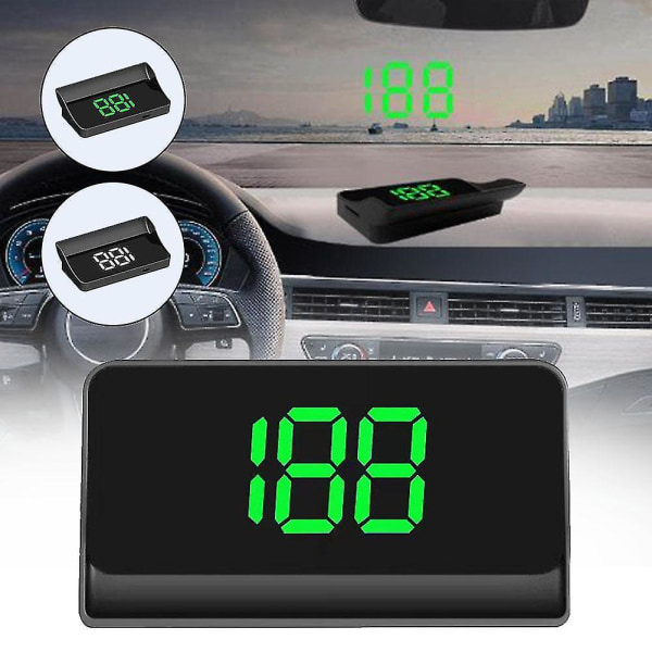 Auton digitaalinen USB GPS -nopeusmittarin päänäyttö autoille, joissa on nopeus km/h Universal-xdd