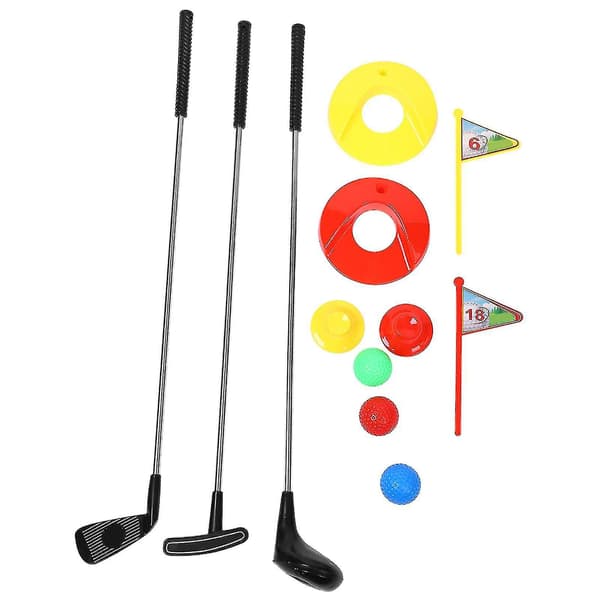 10 st Barn Golfset Utomhus Golfleksaksset Småbarn För Barn Pedagogisk Leksak