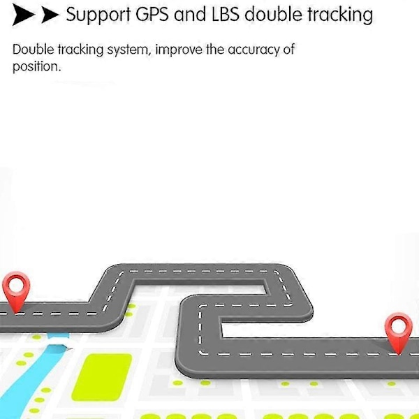 GPS Sporingsenhed Høj Nøjagtighed Forebyg Tabt Mini Locator kompatibel med Biler Køretøjer