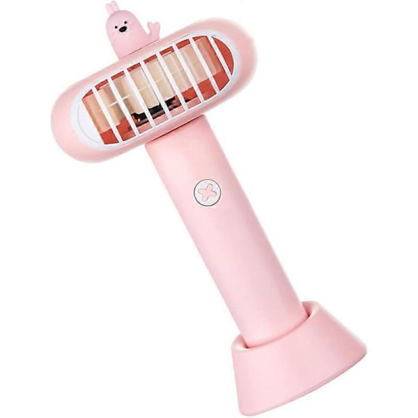 1 Setti Pieni USB-tuuletin Hiljainen tuuletin Mini Ladattava tuuletin Kannettava käsituuletin Matka kaulatuuletin Lazy-tuuletin Kädessä pidettävä ladattava tuuletin Jäähdytystuuletin Kannettava Han