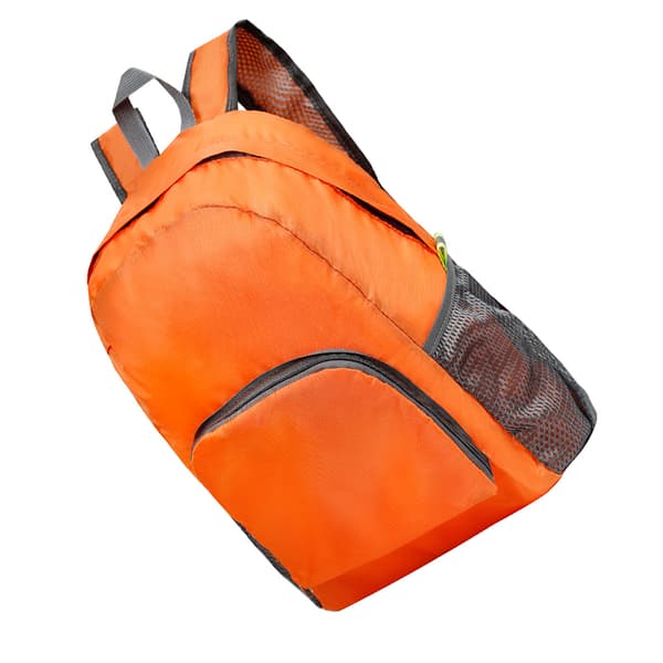 Medium Backpack for Hiking and Travel Orange