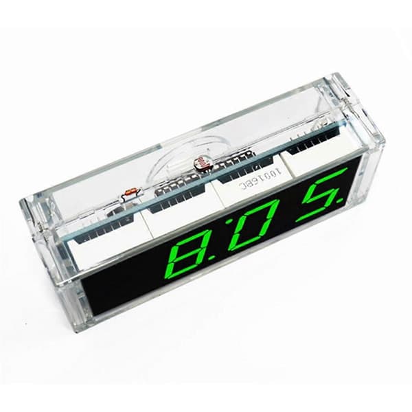 Digital Klocka Kit Ljusstyrningskontroll 1 Tums LED Digitalrör 51 Mikrokontroller Elektronisk Klocka DIY Par