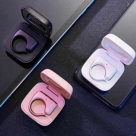 TikTok-kompatibel Bluetooth-ringfjernkontroll - Videokontroller for sidescrolling - D01PRO 2. generasjon Rosa