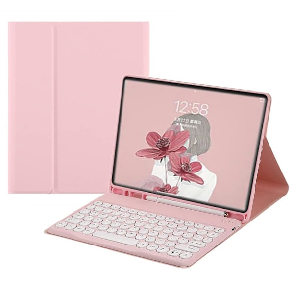 iPad 10. sukupolvi 2022 10,9\" Näppäimistökotelo (Vaaleanpunainen)