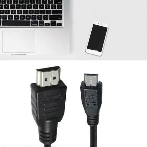 1080P HDMI til Micro USB-adapter til fjernsyn med opladningsfunktion - Digital skærmspejlingskabel