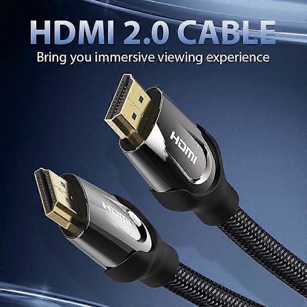 Typ A VENTION VAA-B05-B800 8m 4K 30Hz HDMI Hane till Hane Kabel HD Nylonflätad Sladd