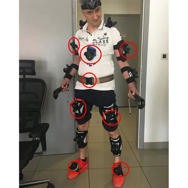 Full Body Tracker Straps - Helkropssæt med stropper til VR-tracking