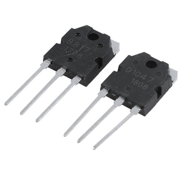 2 Piitransistoria - D 1047 + B 817, 200 V, 12 A