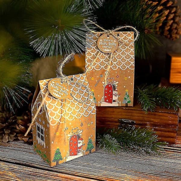 24 Peberkage Gaveæske med Julekalender