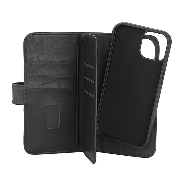 Mobilcover 2-i-1 7 kortpladser MagSeries Sort - iPhone 13/14/15