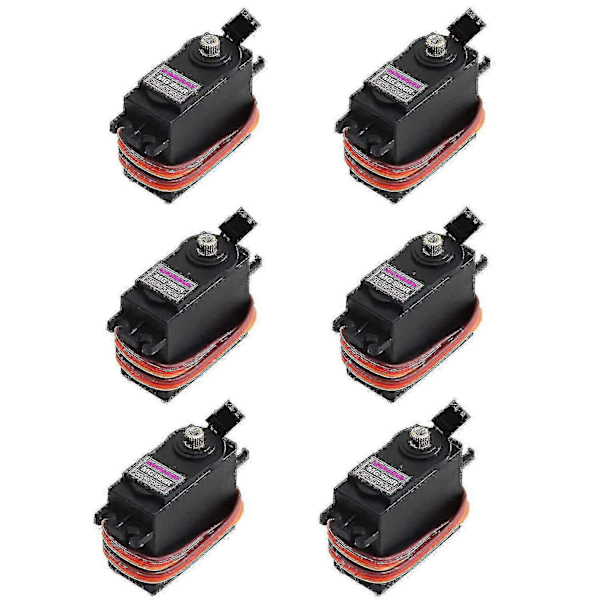 6 kpl Mg996r Metalliset Digitaaliset Vaihteet Servomoottori Sarvella Yhteensopiva Ardun kanssa