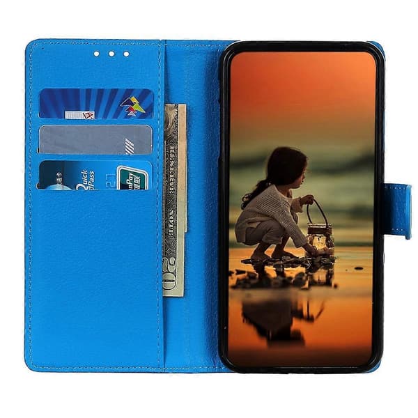 Allround Beskyttelse Klassisk Læder Wallet Design Stand Case til iPhone 13 Pro 6.1 tommer