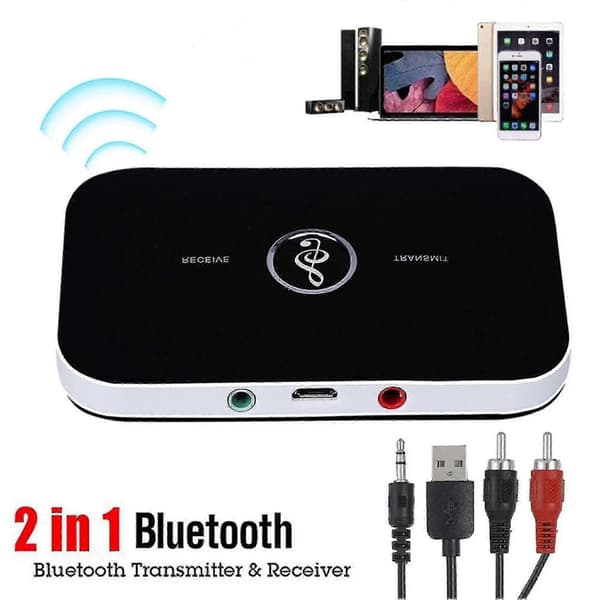 2 i 1 Bluetooth-adapter til TV-stereo og trådløs lydstreaming