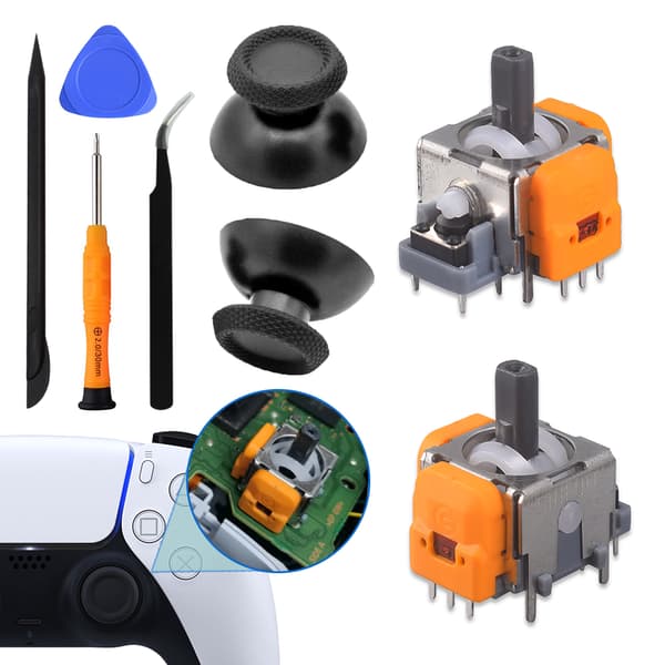 Hall Sensor Joystick Ersättningssats för PS5 Controller Modell 2