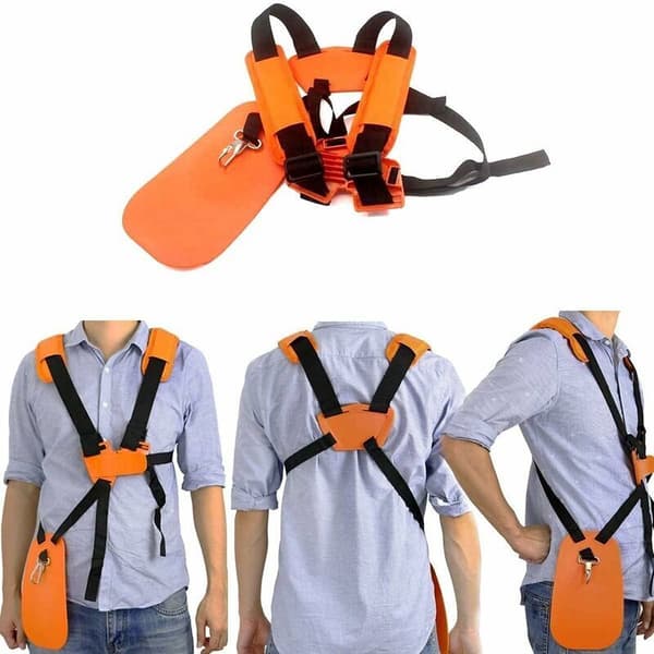 Skulderstropp, gresstrimmersele, for ryddesag/trimmer/kantklippersele nylonbelte, komfortable gressklipperdeler