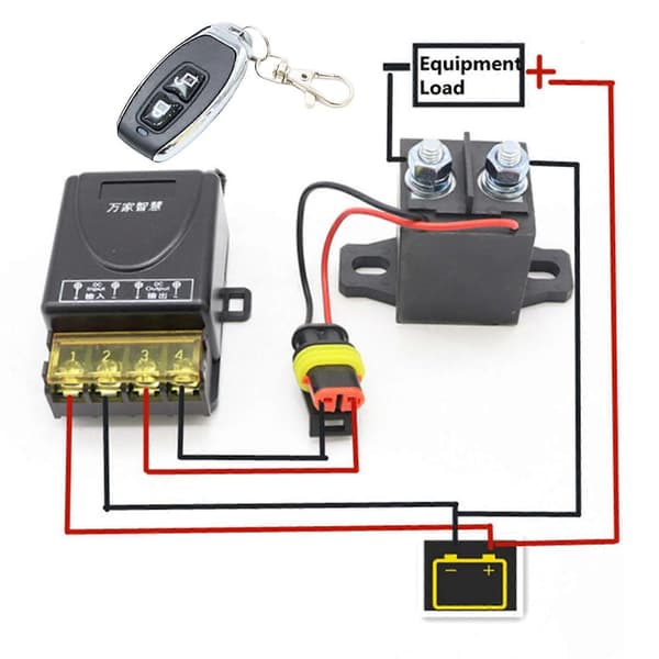 150A Starter Relæ Kit Strømafbryder Holdbar Direkte Udskiftning