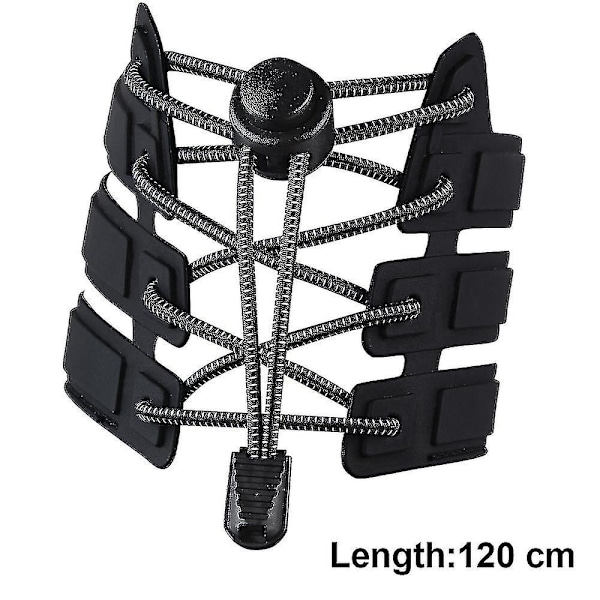 Elastiske Snørebånd Uden Binding - One Size Passer Alle Børn & Voksne - Elastiske Snørebånd Uden Binding