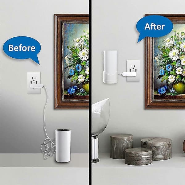 2-pakning veggfesteholder for TP-Link Deco M4 / E4 / P9 / S4 Whole WiFi