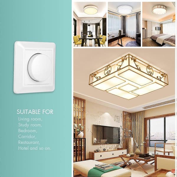 LED Dimmerbryter, 220-240v 5-200w Smart Knapp Lysbrytere og Dimmer Dimmerbryter