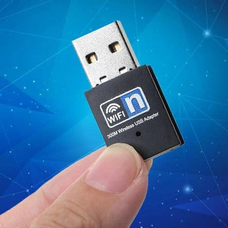 RTL8192EU 300M WiFi USB-adapter, USB 2.0 Dongle for trådløst nettverk
