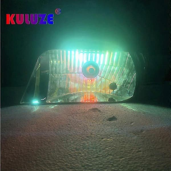2 stk. H7 12V55W Regnbueblå Plasma Px26d Bil Quartz Halogen lys Tåkelys Bilfrontlykt