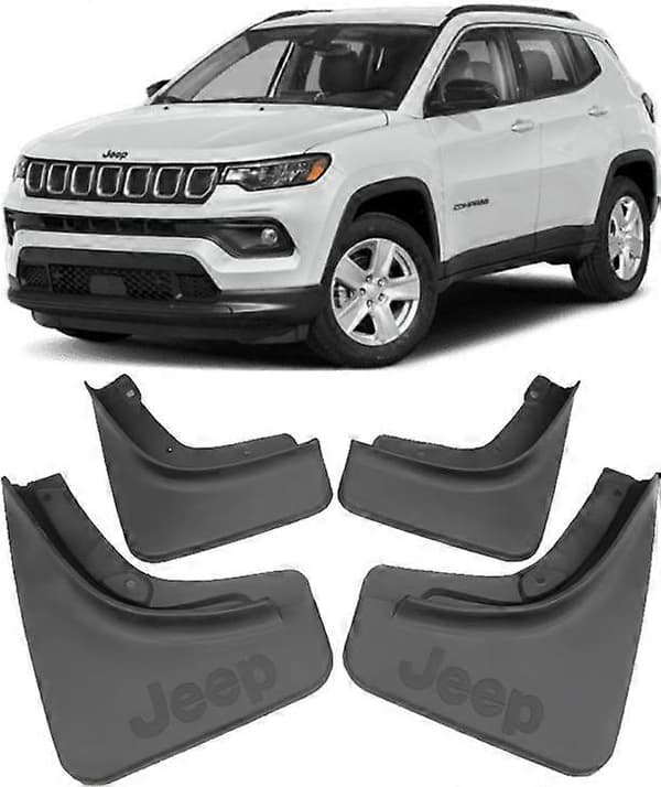 Äkta Formsprutade Stänkskydd Fram & Bak För 2017-2023 Jeep Compass