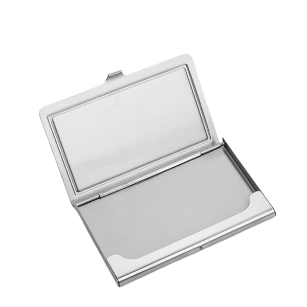 Elegant Cigarette Case - Moisture-proof Stainless Steel Case Silver