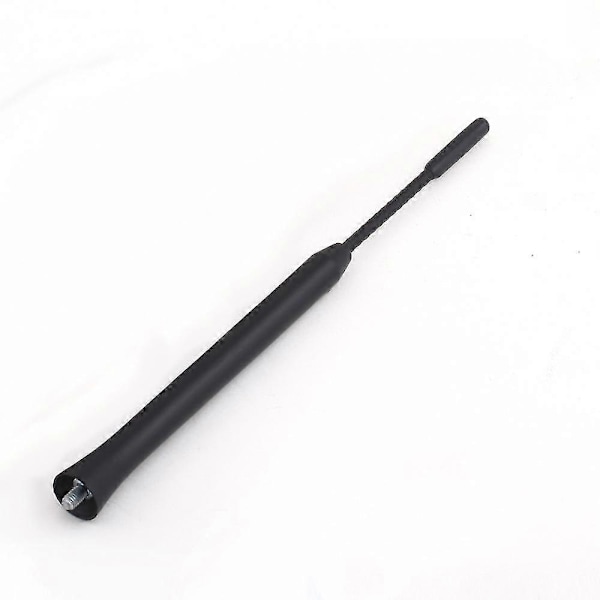 Bil Antenne Kit, Universal 9in Bil Stereo Radio Antenne Stubby Antenne Fm Radio Antenne Mast Bil Antenne Udskiftnings Kit Skrue-i Type Wit