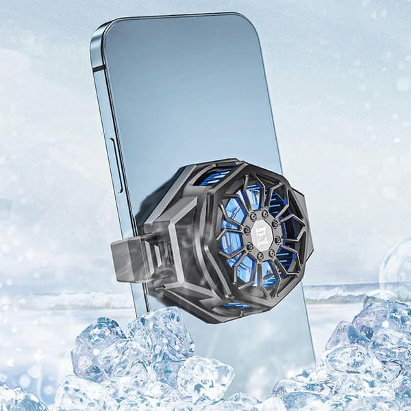 Mobiltelefon Køler Køleventilator til 2,63-3,46 Tommer iOS/Android Smartphones