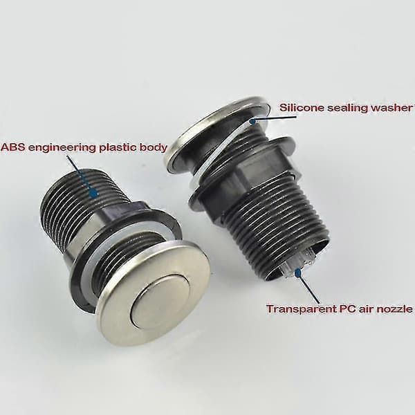Avfalls disposer luftbryter vanntank topp matavfalls disposer knapp erstatning