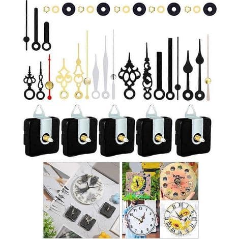 Reparation av urverk - Enkelt byte av urtavlan (tjocklek: 5-8 mm)