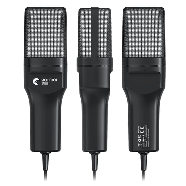 RGB Gaming Microphone - High Sensitivity & Flexible