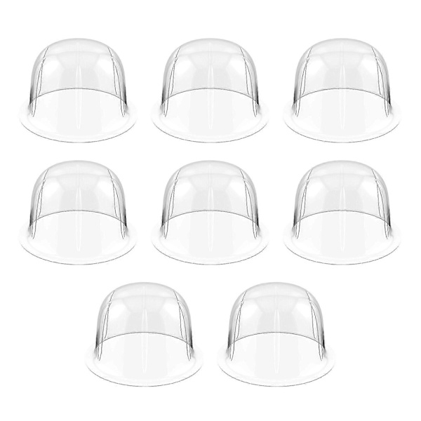 8 st Hatthyllor Cowboyhattar Kepsar Visningsställ Plast Hatthållare Hat Displayhållare Peruker Hattar Hjälm Keps