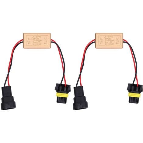 2 STK Kraftig 50W LED Strobelys, Kontinuerlig Strobekontroller for Tåkelys, Justerbar ABS Blits
