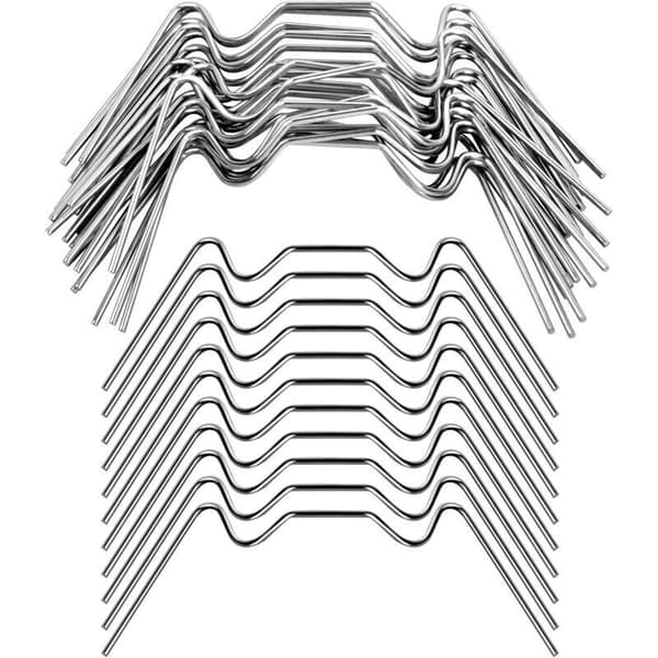 Drivhusglasclips, 50 stk. Type W glasclips, drivhusglasfastgørelsesclips i rustfrit stål, til fastgørelse af drivhusglas