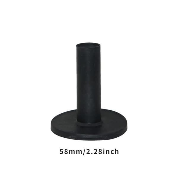 Golf-tees i gummi for driving range 3 størrelser 58/68/85 mm 3-pakning Svart