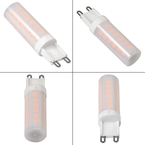 G9 Flamme Lampe LED Pære 0,5w PC Keramik Farve 10lm 36*2835 SMD AC 220-240v 1300-1700k 360 Grader [Energiklasse A] 4-pak
