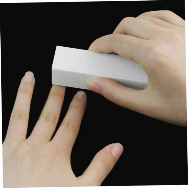 Nagelpolering block vit nagel buffert block nagelfil polering polering buffert manikyr färdigheter verktyg