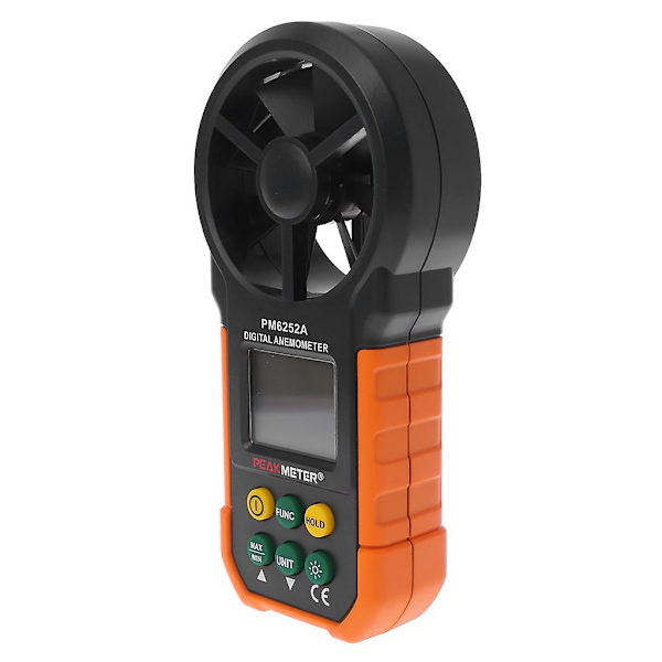 HYELEC MS6252A Digital lufthastigheds anemometer / Luftmængde / Luftstrømstestmåler