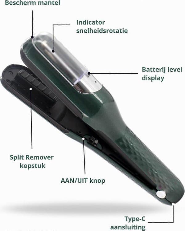 Split Ender til spaltede spidser - Trådløs fjerner af spaltede spidser - Split End Trimmer - Pink