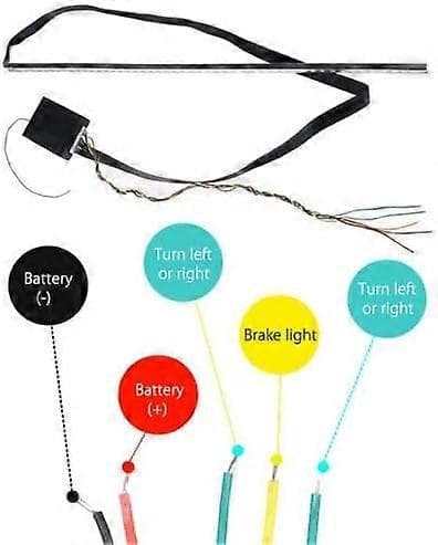 7 Farver 48 LED RGB Scanner Flash Bil Knight Strobe Rider Kit Lysstribe 22 tommer