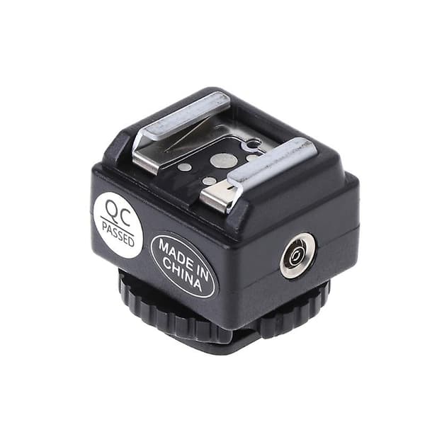 C-N2 Hot Shoe Konverter Adapter PC Sync Port Kit til Nikon Flash til Canon Kamera