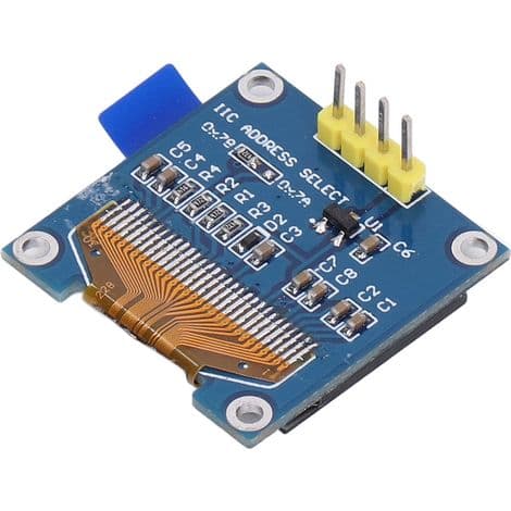 0,96-tommer 4-benet skærmmodulsæt med I2C-bus og OLED-modul til Raspberry Pi