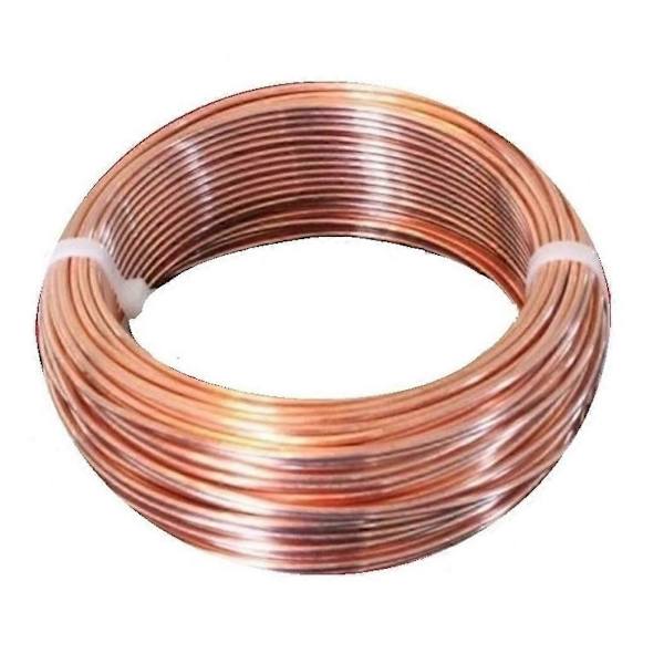10 AWG Blank Koppartråd 50 Ft Spole Enkel Solid Koppartråd 99,9% Ren